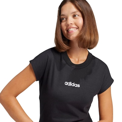 Camiseta adidas Logo Linear Feminina - Foto 5