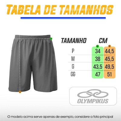 Bermuda Olympikus Basic Mesh Masculina - Foto 4