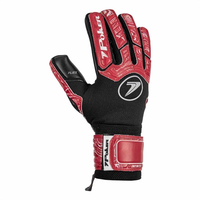 Luva de Goleiro de Campo Poker Profissional Infinity Adulto - Foto 3