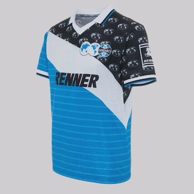 Camisa do Grêmio Futfanatics Retrô 1996 Negresco Masculina - Foto 4