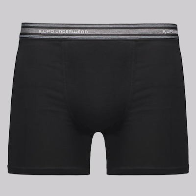 Cueca Boxer Lupo Algodão com Elastano Basic Masculina - Foto 1