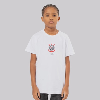 Camiseta do Corinthians Futfanatics Rio 1976 Infantil - Foto 1