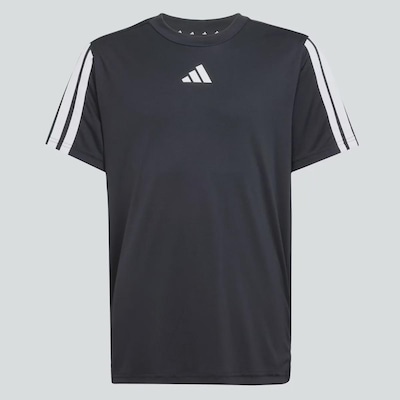 Camiseta adidas Train Essentials 3S Infantil - Foto 4