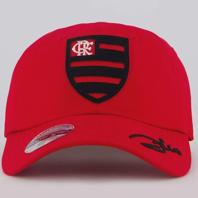 Boné Adulto Supercap do Flamengo Zico Aba Curva - Foto 2