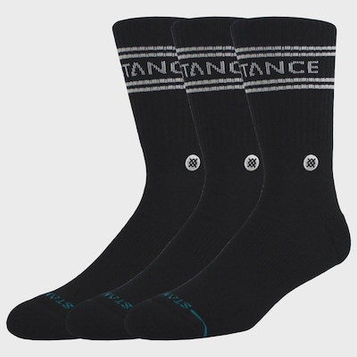 Meia Cano Alto Stance Basic 3 com 3 Pares - Foto 1