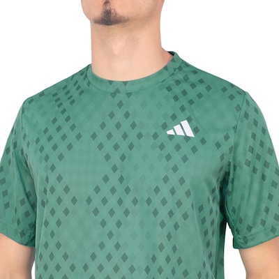 Camiseta adidas Club Tennis Climacool Graphic Masculina - Foto 4