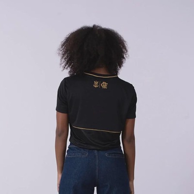 Camiseta Cropped do Flamengo Braziline Orla Feminino - Foto 2