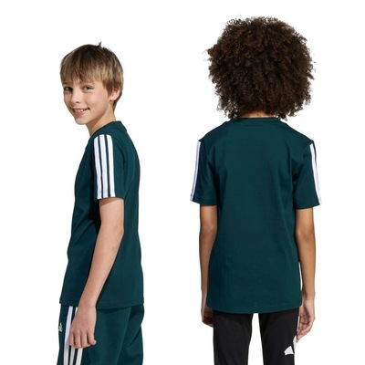 Camiseta Infantil adidas Essentials 3 Stripes - Foto 2