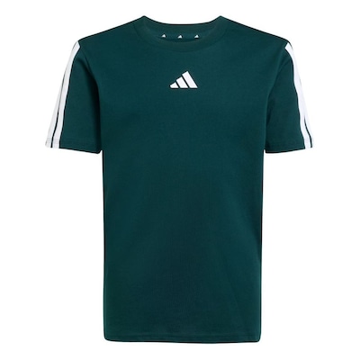 Camiseta Infantil adidas Essentials 3 Stripes - Foto 3