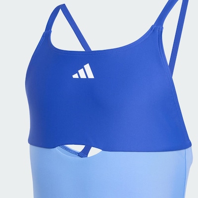 Maiô Infantil Adidas Colorblock X-Back - Foto 4