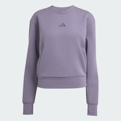Blusão de Moletom Gola Careca Feminino Adidas Designed-for-Training Warm-Up - Foto 2