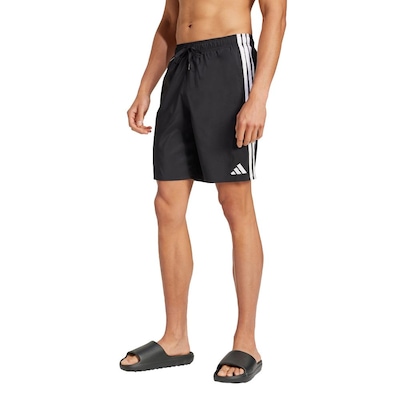 Short Masculino Adidas com Três Listras de 20 centímetros - Foto 1