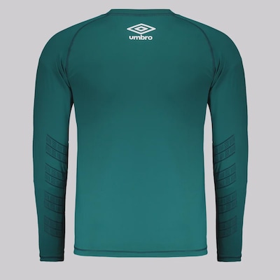 Camisa Manga Longa do Chapecoense Umbro Goleiro Térmica Masculina - Foto 2