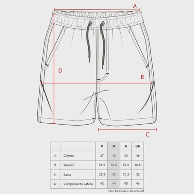 Bermuda Lost Elements Masculina - Foto 6