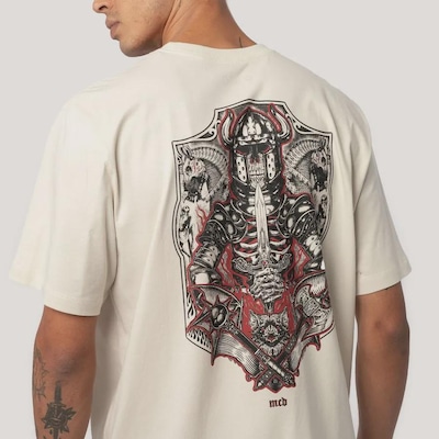 Camiseta MCD Cavaleiro Guerra Espada Masculina - Foto 3