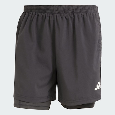 Short Masculino adidas 2 em 1 Own the Run CLIMACOOL 5-Pocket - Foto 2