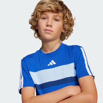 Camiseta Infantil Adidas Seasonal Essentials Tiberio Três Listras - Foto 5