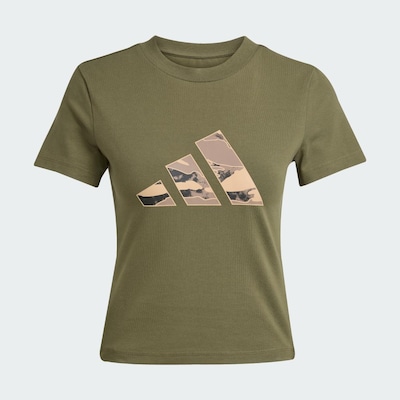 Camiseta Feminina Adidas Camuflada Estampada - Foto 2