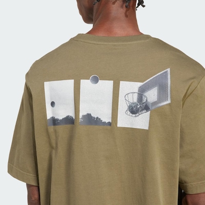 Camiseta Masculina Adidas Lens Power Of Three Hoop - Foto 6
