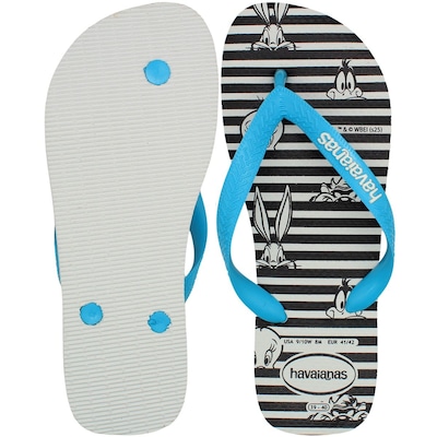 Chinelo Havaianas Top Warner Logo Dedo Masculino - Foto 3