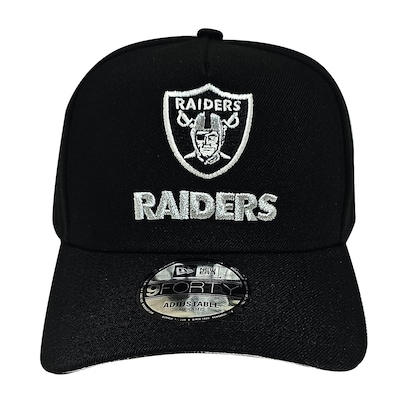 Boné Unissex New Era 9FORTY A-Frame Las Vegas Raiders Aba Curva - Foto 2