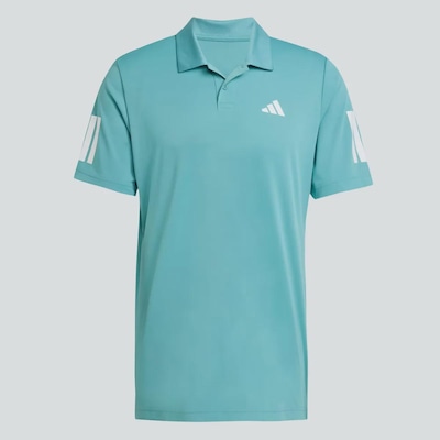 Camisa Polo adidas Club 3 Listras Tennis Masculina - Foto 1