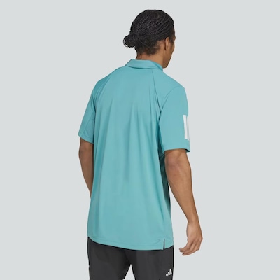 Camisa Polo adidas Club 3 Listras Tennis Masculina - Foto 2