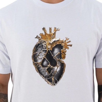Camiseta Masculina MCD Coração Dourado WT25 - Foto 3