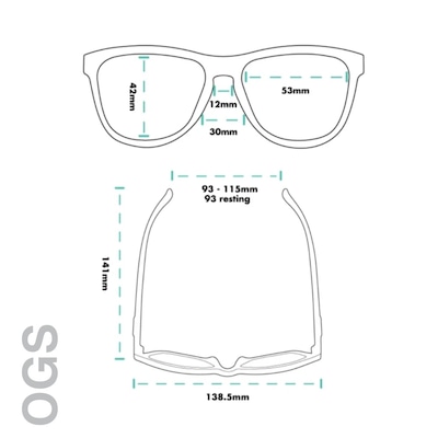 Óculos de Sol Unissex Goodr Donkey Goggles - Foto 4