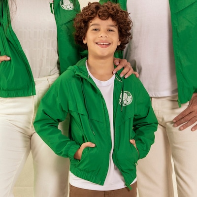 Jaqueta Infantil do Palmeiras Betel Corta Vento Fit - Foto 4
