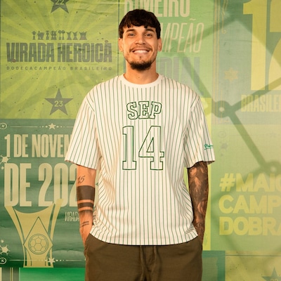 Camiseta do Palmeiras Betel Listras SEP 14 Masculina - Foto 3