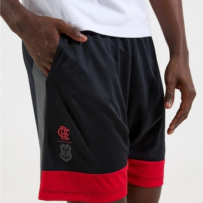 Bermuda do Flamengo Braziline Rubro Negro Fruir Masculina - Foto 3