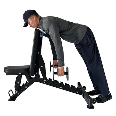 Banco Supino Regulável Com Apoio Yangfit Linha Profissional - Foto 5