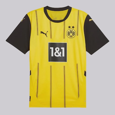 Camisa Borussia Dortmund I 25/26 Puma Torcedor Masculina - Foto 1