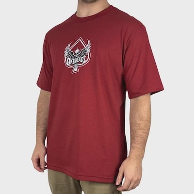 Camiseta Okenheads Básica Silk Caveira Masculina - Foto 4