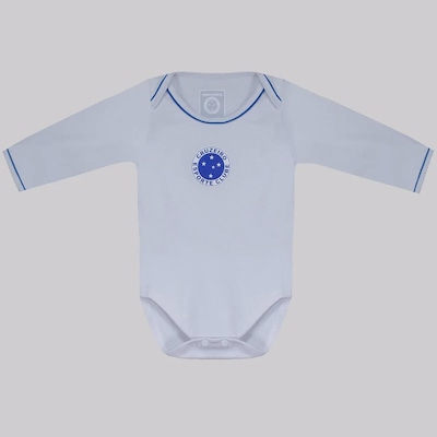 Body Manga Longa do Cruzeiro Futfanatics Infantil - Foto 1