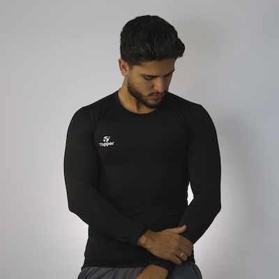 Camiseta Térmica Manga Longa Topper Classic New Betel Masculina - Foto 3