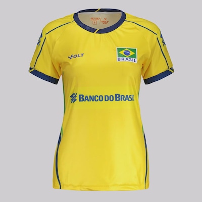 Camisa Volt Brasil Vôlei CBV 2025 Feminina - Foto 1