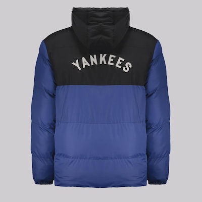 Jaqueta New Era MLB New York Yankees Puffer com Capuz Removível Masculina - Foto 2