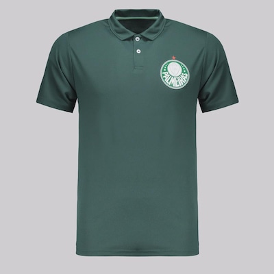 Camisa Polo do Palmeiras Basic Escudo Verde Masculino - Foto 1
