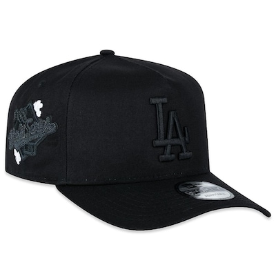 Boné Masculino New Era 940 A-Frame Los Angeles Dodgers Back to Black - Foto 4