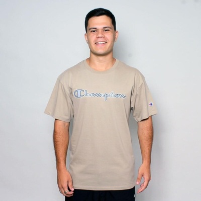 Camiseta Masculina Champion Malha Leve Script Metal - Foto 2
