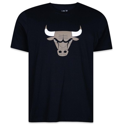 Camiseta Masculina New Era Regular NBA Chicago Bulls Core - Foto 1