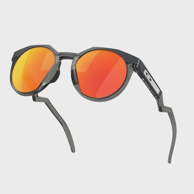 Óculos de Sol Unissex Oakley HSTN Ruby Matte Carbon - Foto 4