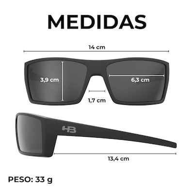 Óculos de sol HB Padang matte - Foto 4
