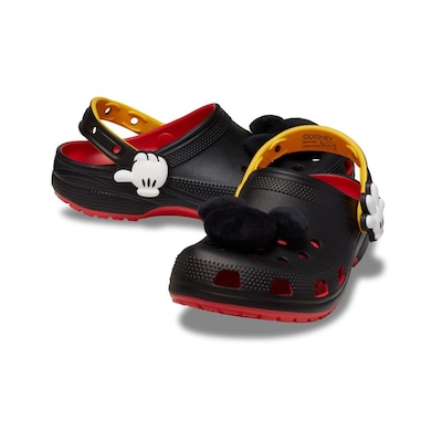 Chinelo Crocs Mickey Iam Classic Clog Flame - Foto 4