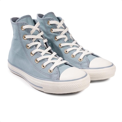 Tênis  Cano Alto Feminino Converse Chuck Taylor All Star Summer Metals - Foto 3