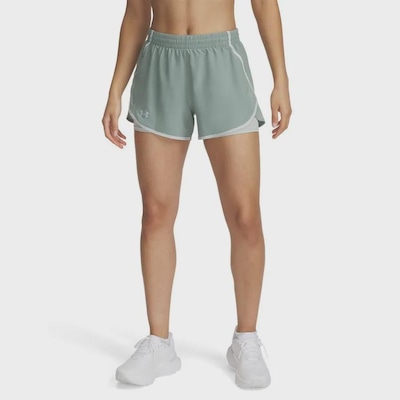 Shorts de Corrida 2 em 1 Under Armour Fly By Feminino - Foto 1