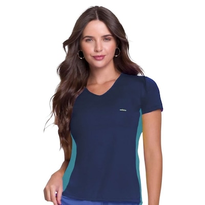 Camiseta Selene Com Recorte Lateral Feminina - Foto 1