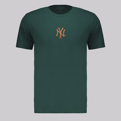 Camiseta New Era MLB New York Yankees Basica Masculina - Foto 1